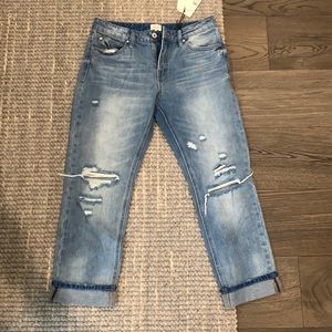 Vici dolls distressed capris NWT